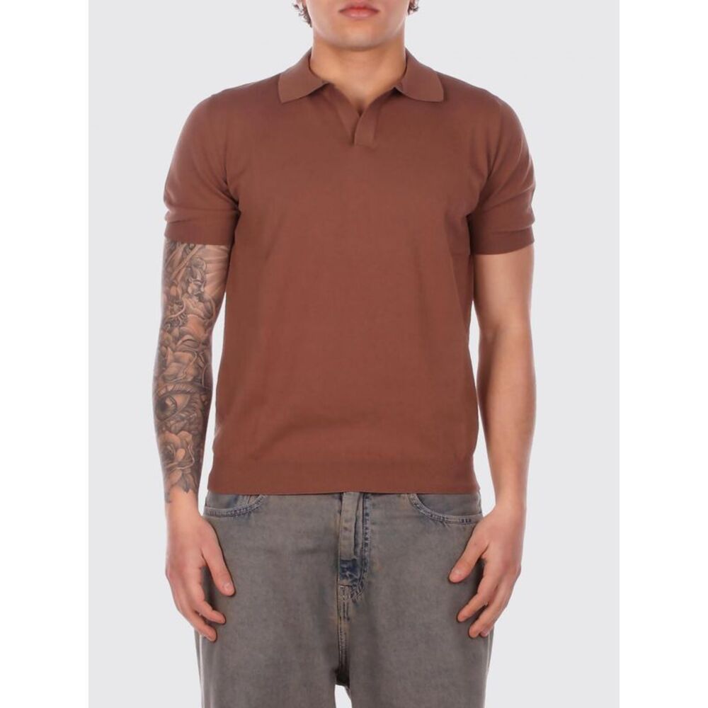 Tagliatore Men Cotton Knit Polo Shirt Tagliatore